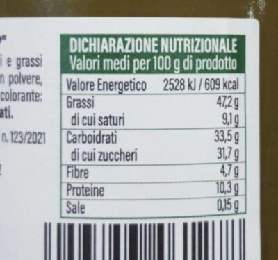 CREME DE PISTACHE DOP 190GR