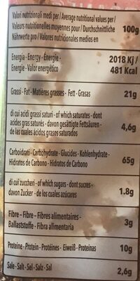 FOCACCINA MEDITERRANEO 100GR