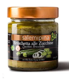 [13SAL-BRSC-0190] BRUSCHETTA BIO AUX COURGETTES 190GR