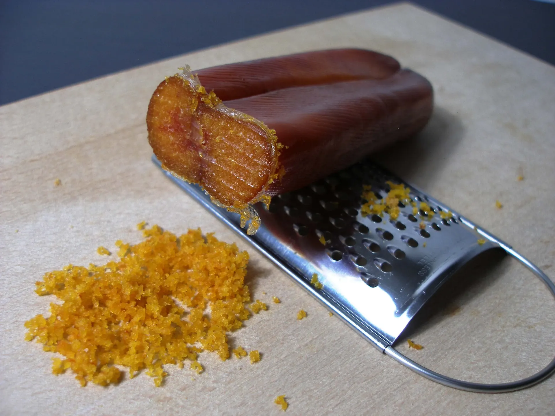 BOTTARGA DE MULET en portion 140MG (prix au kg, à peser)
