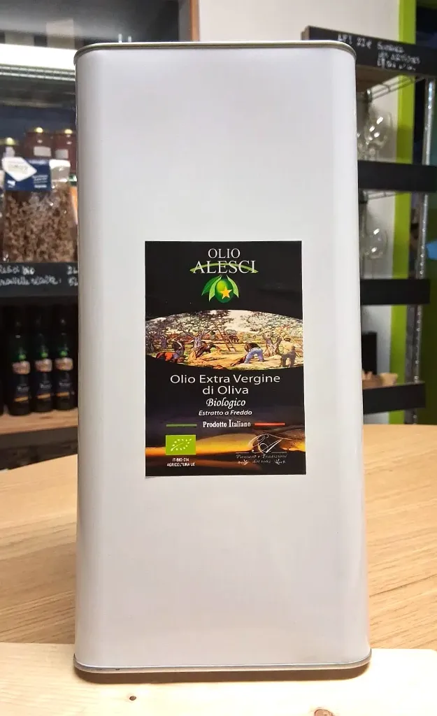 [01ALE-HOEV-5000] HUILE D'OLIVE VIERGE EXTRA 5L BIO
