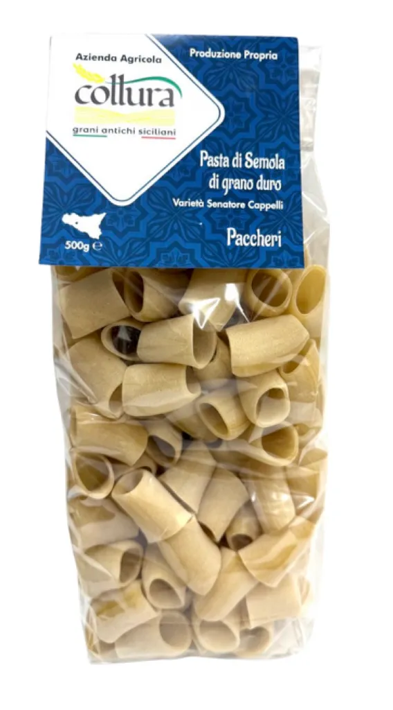 [03COL-PACS-0500] PACCHERI (SENATORE CAPPELLI), PÂTES BLÉ ANCIENS 500GR