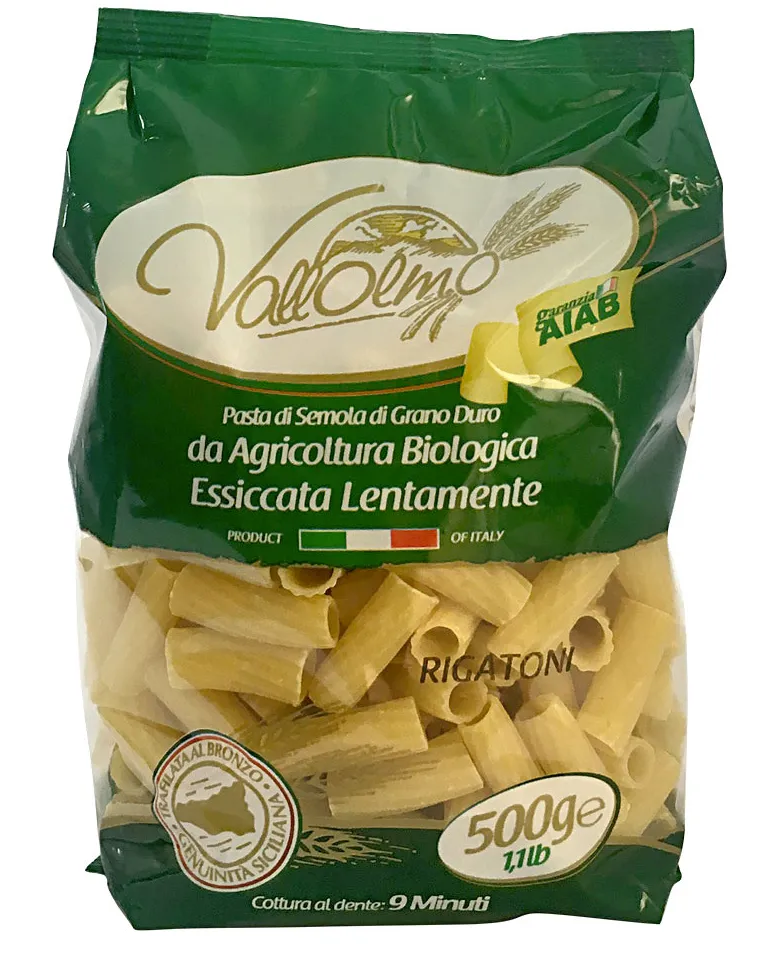 [03VAL-RGB-0500] RIGATONI 500GR BIO