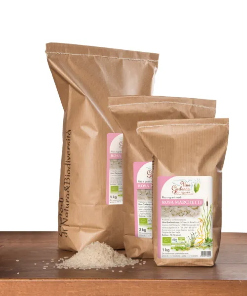 [08UNA-RZRMB-0850] RIZ BLANC ROSA MARCHETTI 850GR BIO