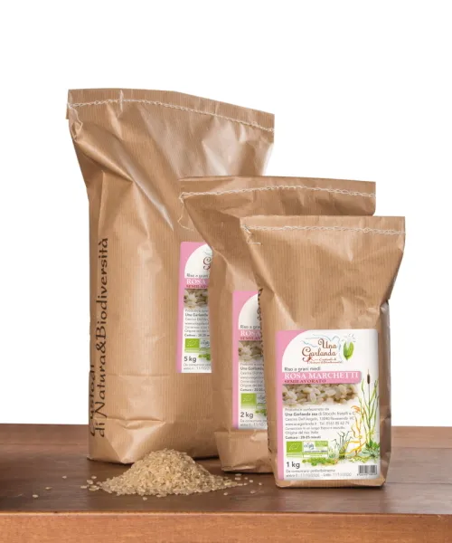 [08UNA-RZRMS-0850] RIZ SEMI-COMPLET ROSA MARCHETTI 850GR BIO